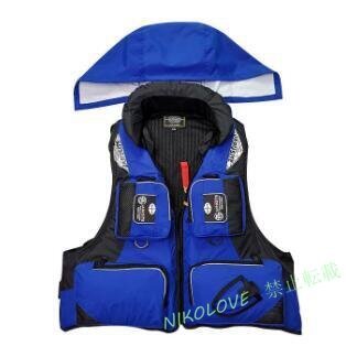 ☆新品上質 軽量 快適な フローティングベスト ライフジャケット 救命胴衣 ボート釣り 磯釣り 大人用 浮力材付き サイズとカラー選択可/青拍卖