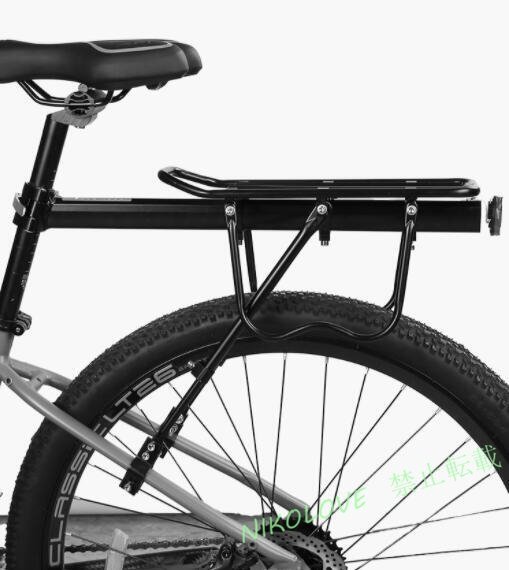 ☆新品 高品質自転車 荷物キャリア リアラックシェルフ サイクリングシート ポストバッグホルダースタンド付き 20-29インチ用拍卖