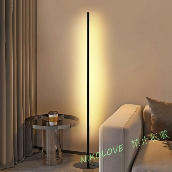 フロアライト100cm リモコン付 スタンドライト おしゃれ 北欧 无段階 調光調色 間接照明 led ライト 置き型 照明 ルームライト 常夜灯 寝室拍卖