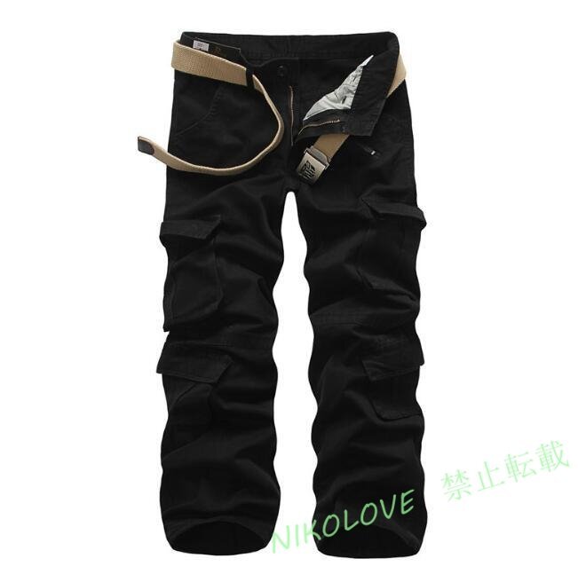 ☆新品 カーゴパンツ メンズ ミリタリーパンツ ワークパンツ ジョガーパンツ テーパードパンツ 迷彩 作業着 大きいサイズW28~W40拍卖