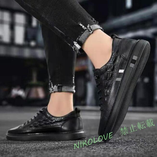 ☆新品春夏メンズ シークレットシューズ 5cm身長UP スニーカー インヒールシューズ カジュアル 走れる 歩きやすい 24.5~27cm 黒拍卖