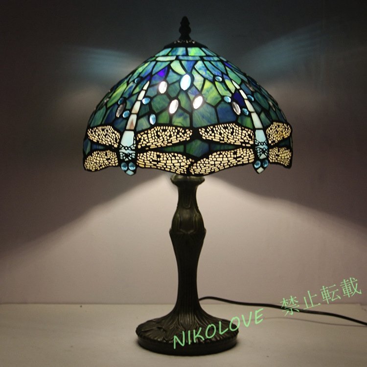 ☆新品大人気!高級 芸術品 ステンドランプ ステンドグラス アンティーク レトロな雰囲気がおしゃれ 美品拍卖