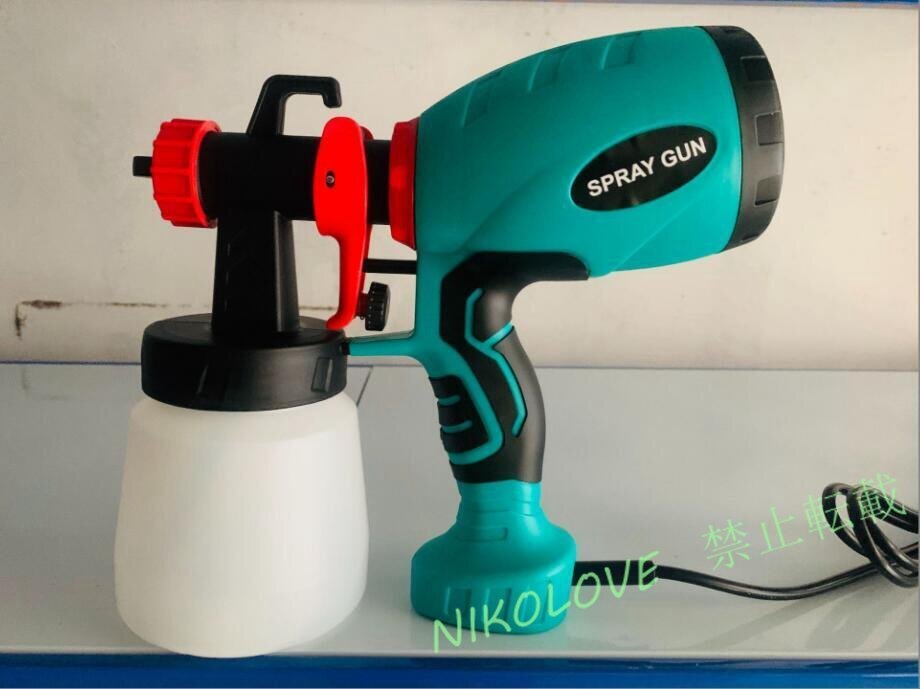 ☆新品塗装 スプレー ガン1000Wハイパワー電動塗装機スプレーとお手入れが簡単5つのノズル3つのスプレーパターンブラシスプレーガン洗浄針拍卖