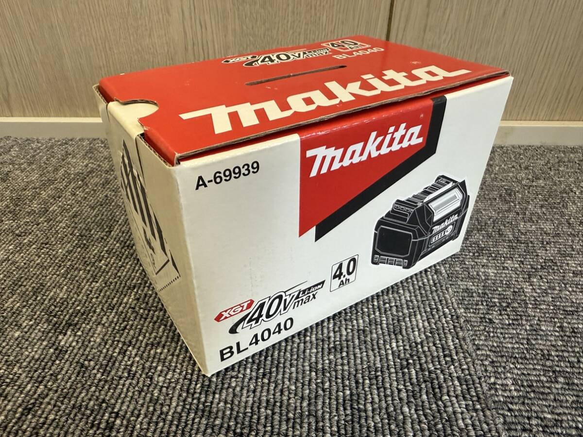 【新品・未開封品】マキタ 40Vmax(4.0Ah)リチウムイオンバッテリ BL4040 A-69939拍卖