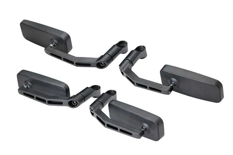 バックミラー フェイズ PS250 FTR250 バレン ミラー(黒)送料無料拍卖
