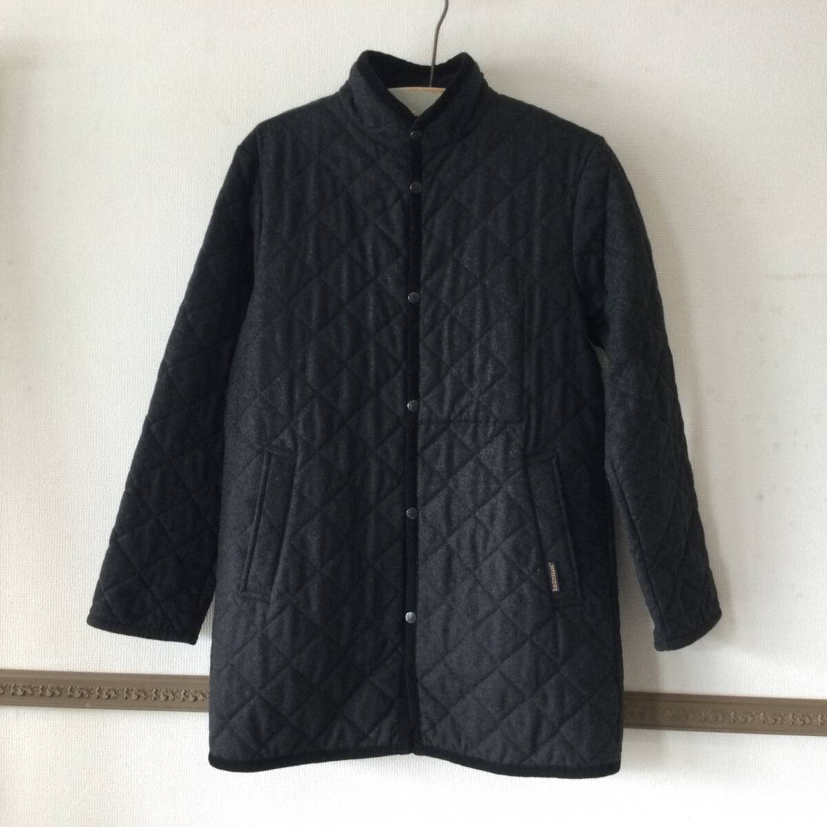 10133 LAVENHAM ラベンハム LVH-19A-020 中綿 キルティングコート グレー系 Lサイズ メンズ 英国製 ブランド アウター ジャケット拍卖