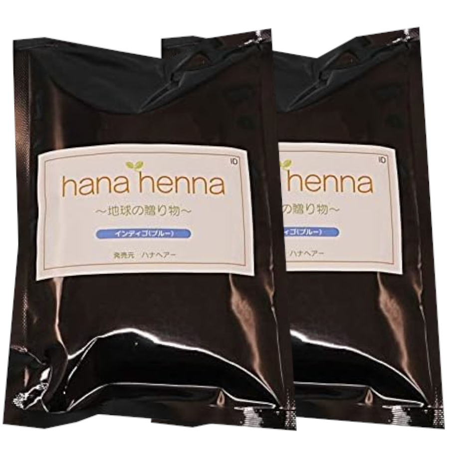ハナヘナ インディゴ 200g 白髪染め 100g2セット拍卖