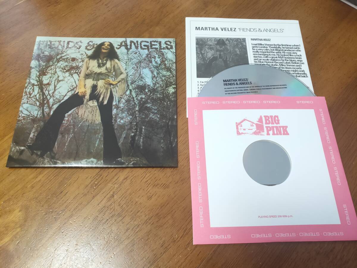 ≪BIGPINK≫ Martha Velez/FIENDS & ANGELS 紙ジャケット拍卖