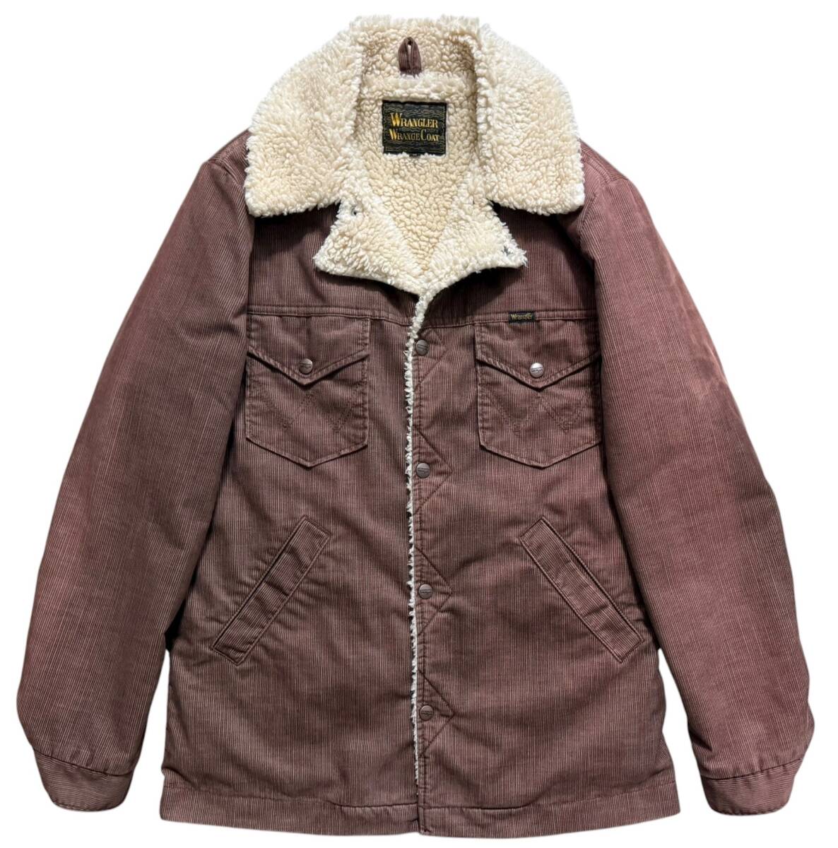 Wrangler ラングラー コーデュロイ ボア ランチジャケット ランチコート M ブラウン拍卖