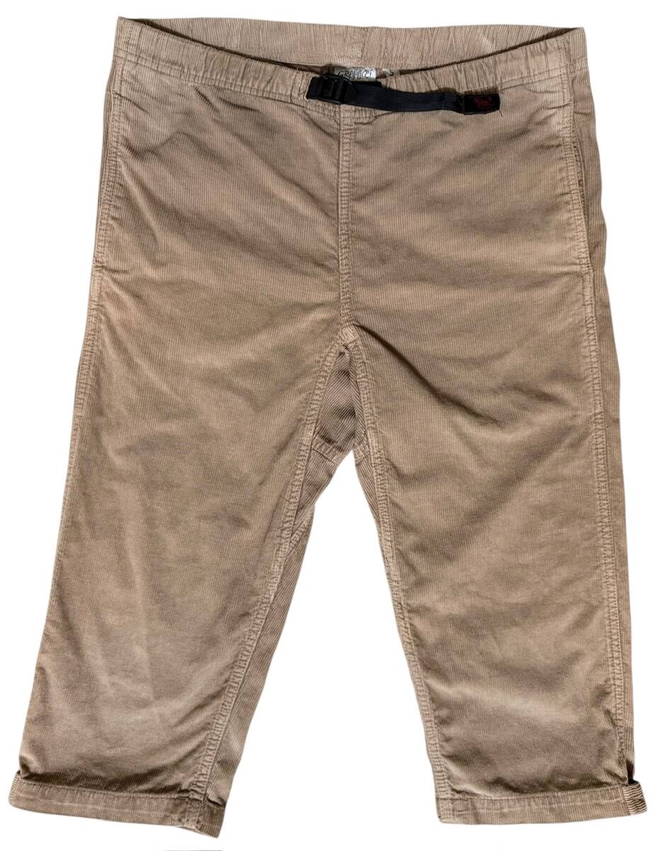 Gramicci グラミチ 秋冬モデル コーデュロイ クロップドパンツ クライミングパンツ S ベージュ拍卖