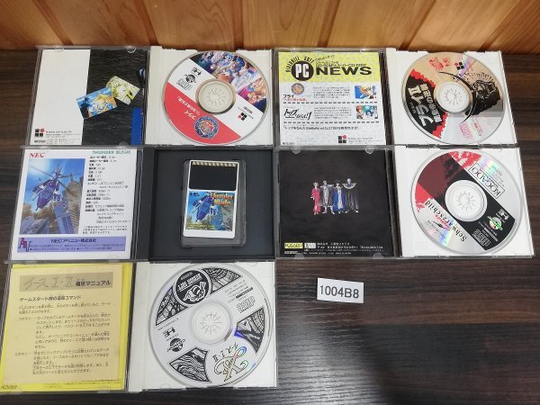 1004B8 PCエンジン CD-ROM ソフト おまとめ  取説あり サンダーブレード など 【中古・ジャンク品・動作未確認】拍卖