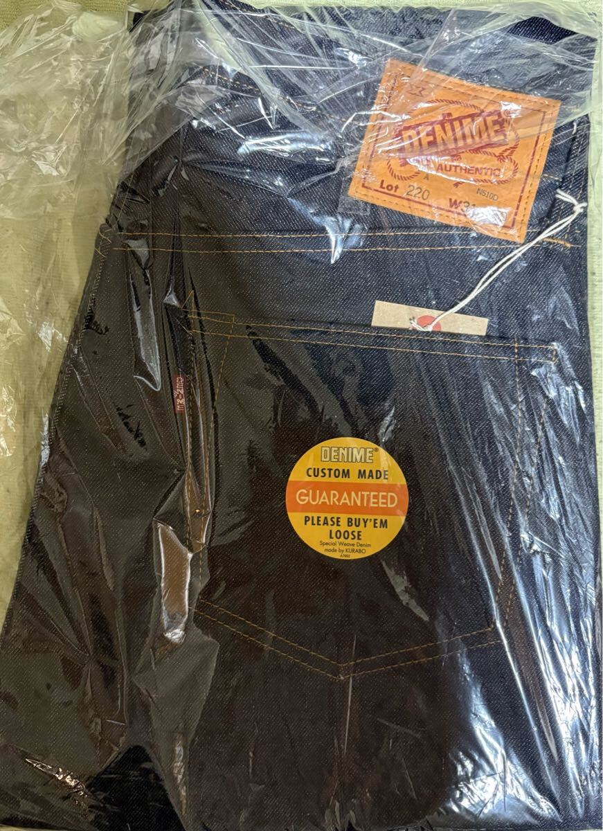DENIME ドゥニーム リジッド 220 a OFFSET XX MODEL ジーンズ ジーパン デニム w31 L30 新品 未使用 or non wash拍卖
