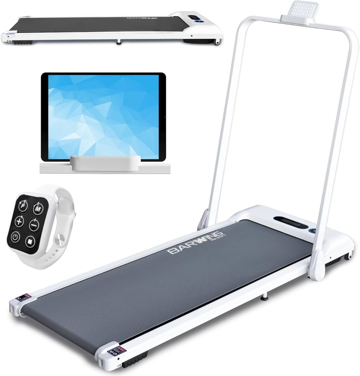 ホワイト色 バーウィング ルームランナー ウォーキングマシン ランニングマシン ランニングマシーン ルームランナ ランニング 拍卖