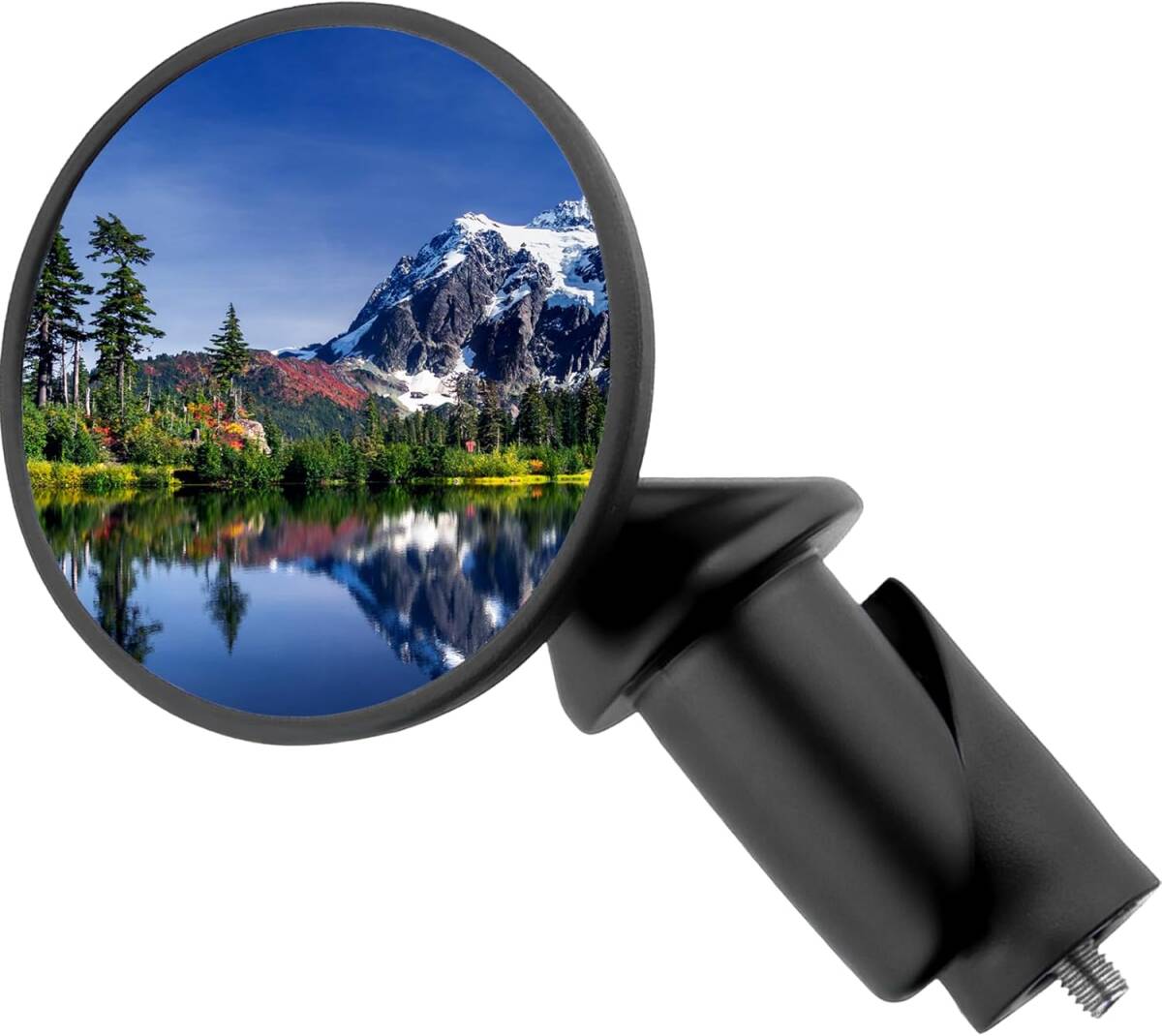 後方が見えて安心安全 大型車に接近にも気付く キャットアイ バーエンドミラー 自転車 拍卖