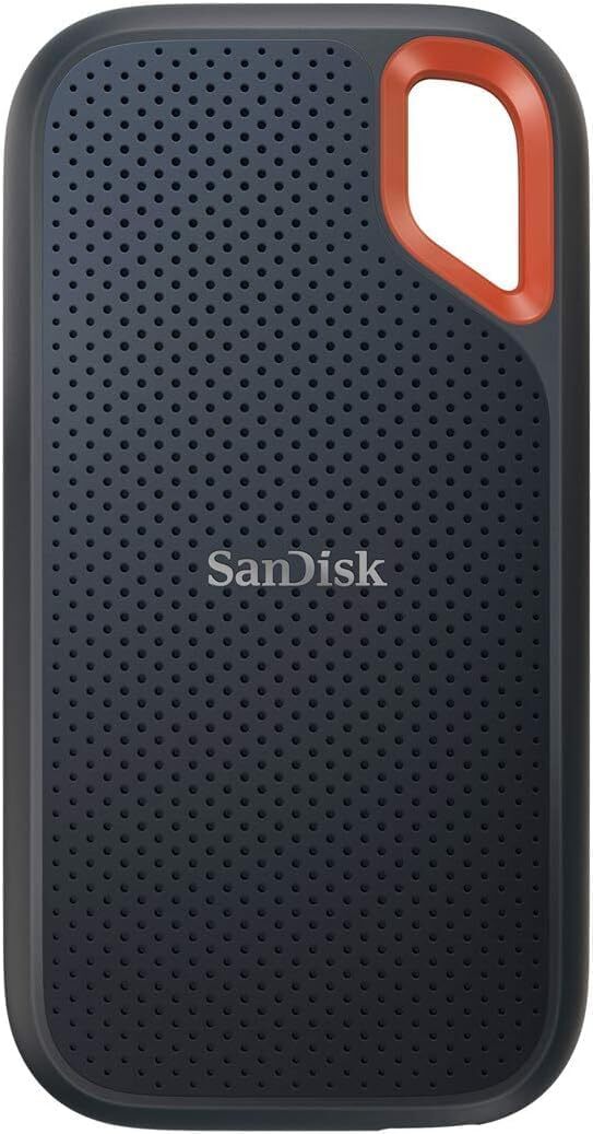 2TB SanDisk SSD 外付け USB3.2Gen2 読出最大1050MB/秒 防滴防塵拍卖