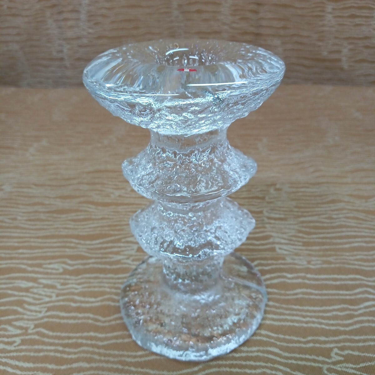 【イッタラ フェスディボ キャンドルホルダー ②】ittala festivo 2リング ヴィンテージ 北欧 インテリア 【B5-2④】1010拍卖