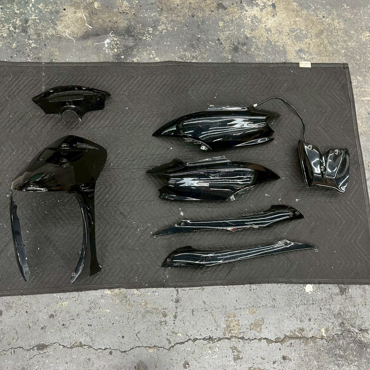 動画付A81 SA16J JOG ZR エボリューション YAMAHA 純正 外装 カウルセット リモコン ジョグ拍卖