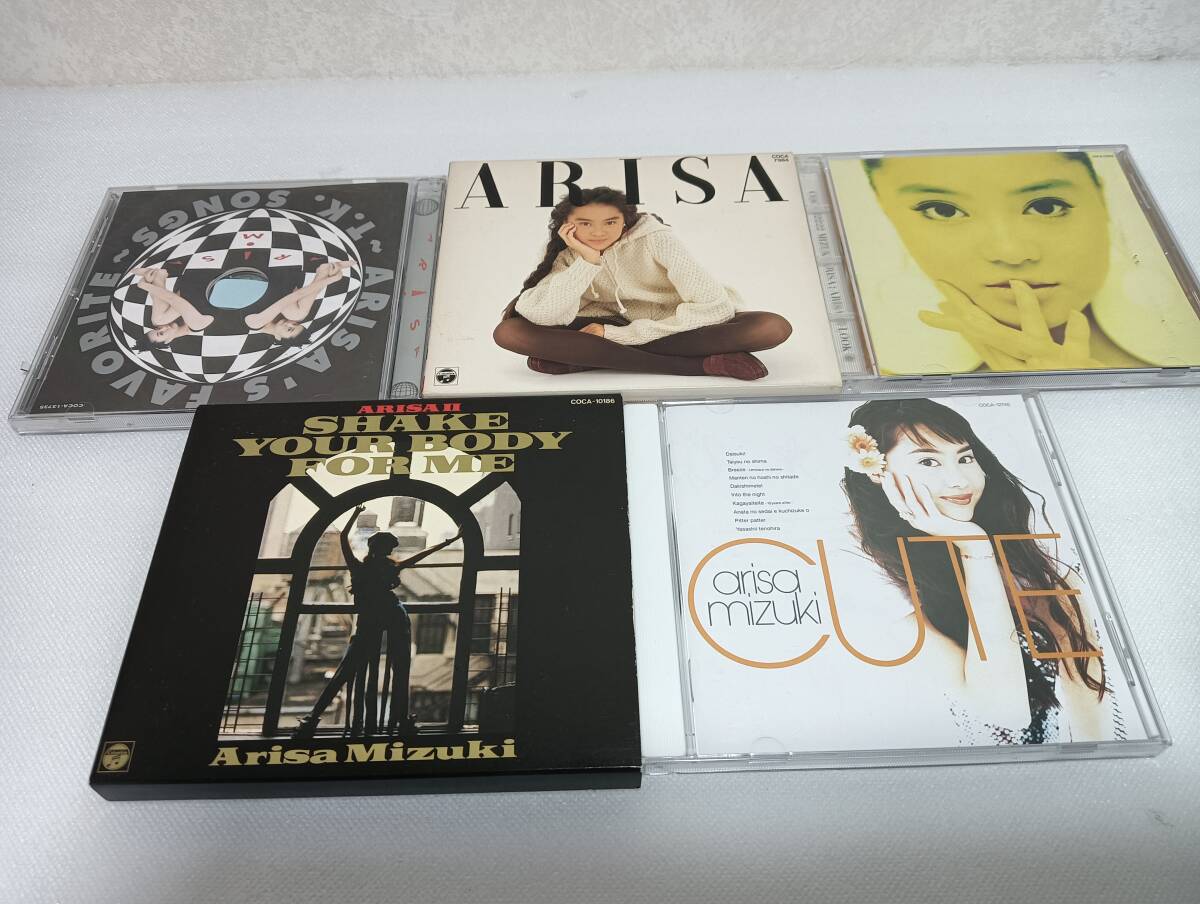 D003 「CD」 観月ありさ アルバム5枚 SHAKE YOUR BODY FOR ME ARISA ARISA'S FAVORITE~T.K.SONGS~ CUTE ARISA LOOK 拍卖