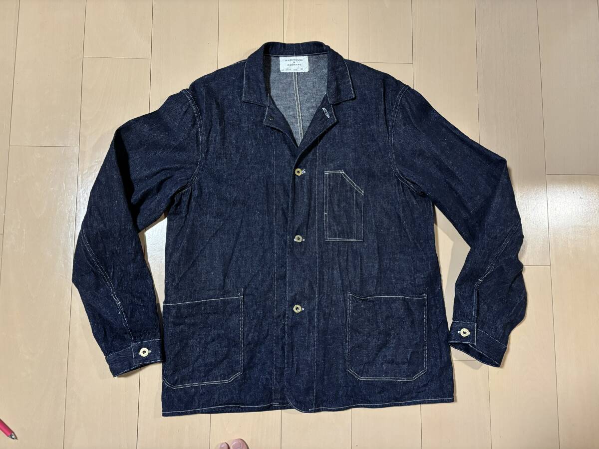 WAREHOUSE & CO. ウエアハウス Lot 2224 1920’S FREE LAND CHORE JACKET フリーランド インディゴデニム 42 ★美品★拍卖
