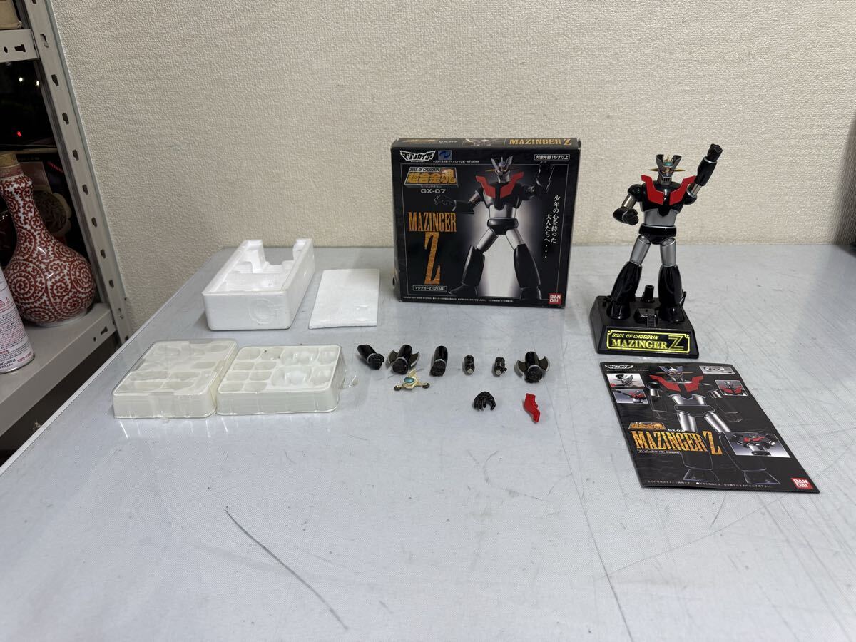 ∞77 バンダイ 超合金魂 GX-07 マジンガーZ OVA版 フィギュア 付属品足らないのはあります。拍卖