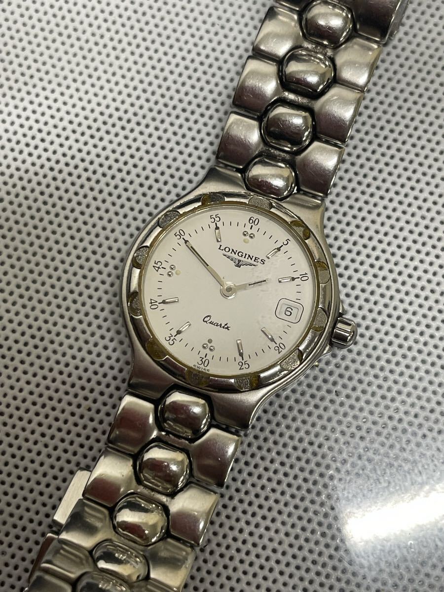※171 LONGINES ロンジン CONQUEST コンクエスト レディース腕時計 クォーツ L1.114.4 不動品拍卖