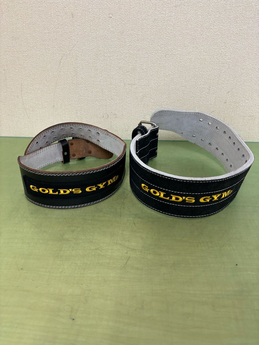 ◎22 ゴールドジム GYM パワーベルト GOLD トレーニングベルト 筋トレ拍卖