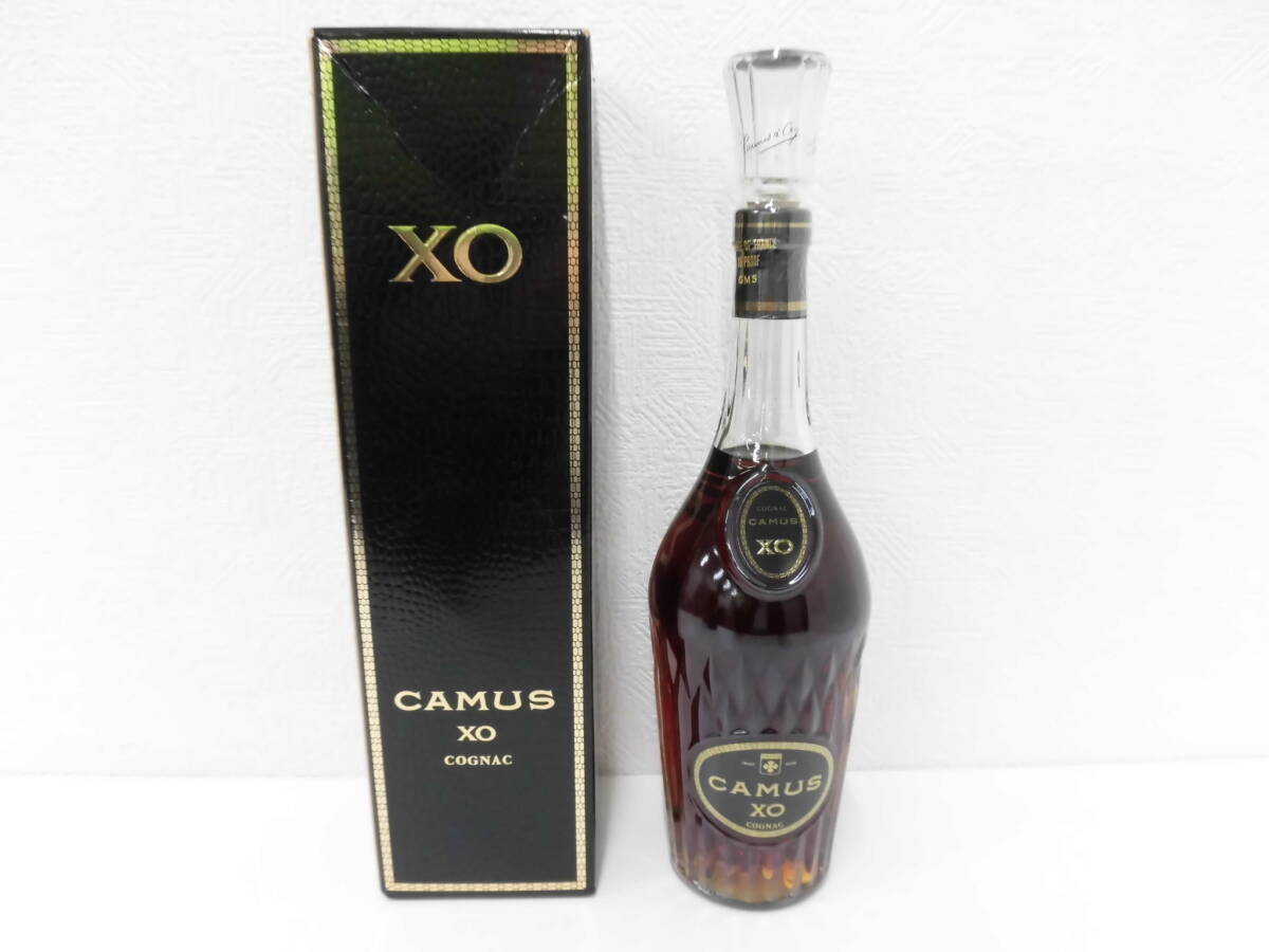 7187 酒祭 洋酒祭 カミュ ロングネック XO 700ml 40% 未開栓 CAMUS XO COGNAC 古酒拍卖