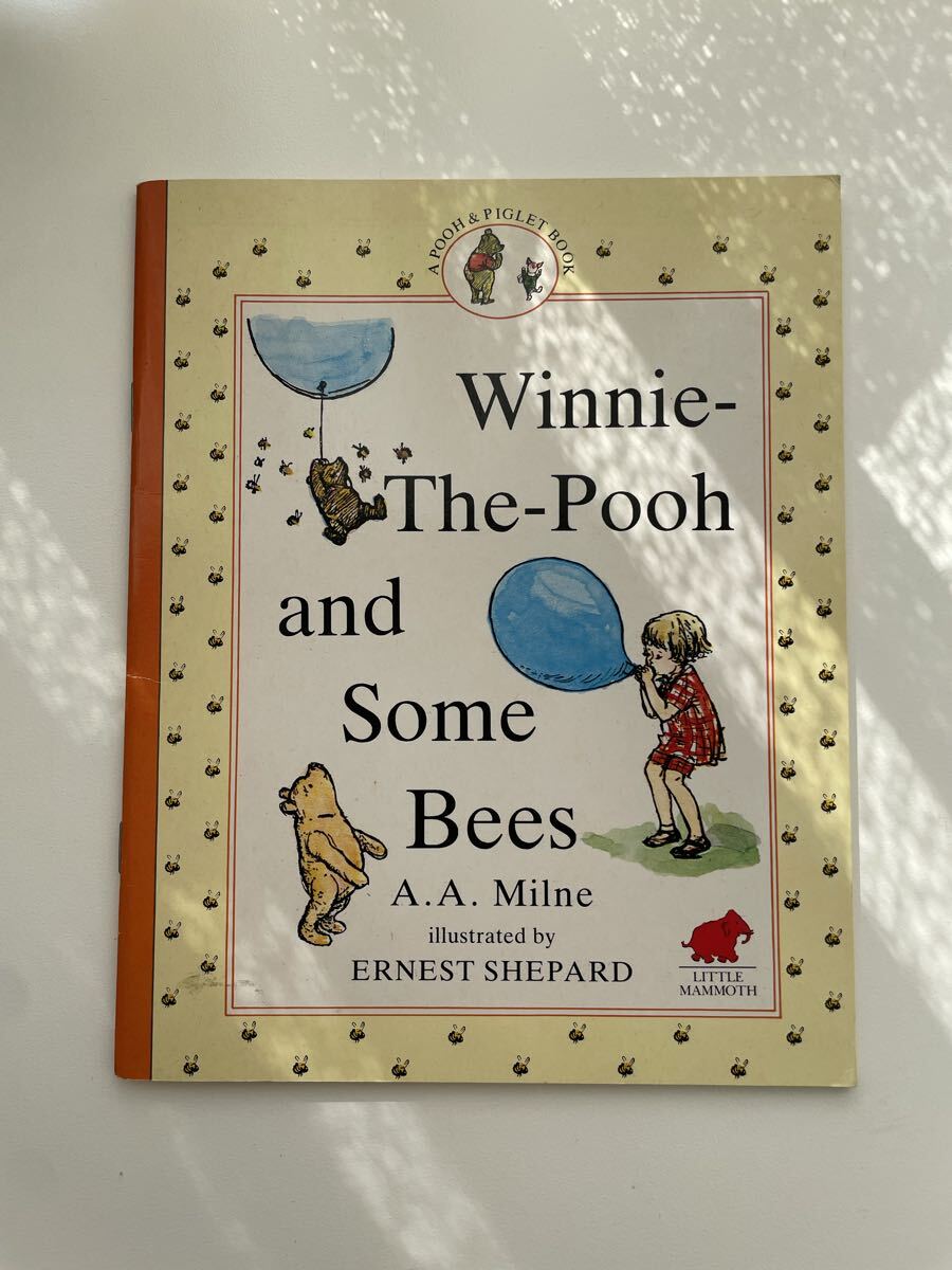 くまのプーさん Winnie-The-Pooh A.A.Milne 洋書 英語絵本 プーさんとみつばち イギリス製 美品 コレクション拍卖