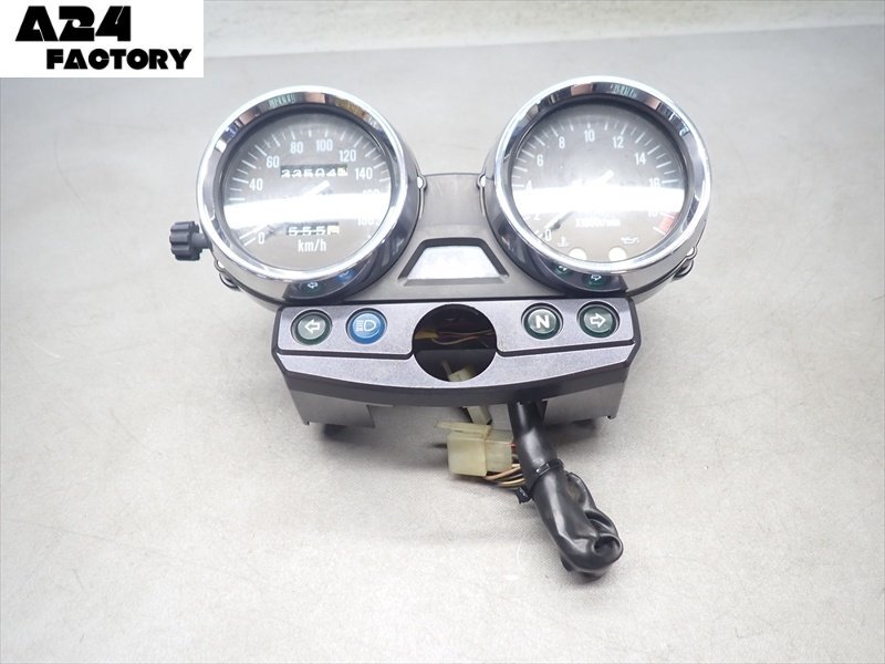 A1R7-0929 スズキ GSX250FX 実動 スピード メーター 動作問題無し 【ZR250C 動画有 バリオス2と同車種!】拍卖