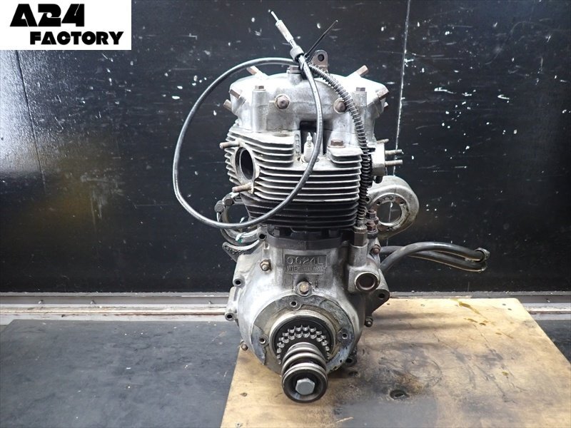 【同梱不可】 B1R7-1019 カワサキ W1SA 実動 エンジン 機関良好 【W1F-14***】拍卖