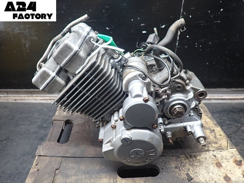 【同梱不可】 B1R7-1016 カワサキ スーパーシェルパ 実動 エンジン ASSY 機関良好 【KL250G-029~ 2002年式 動画有】拍卖