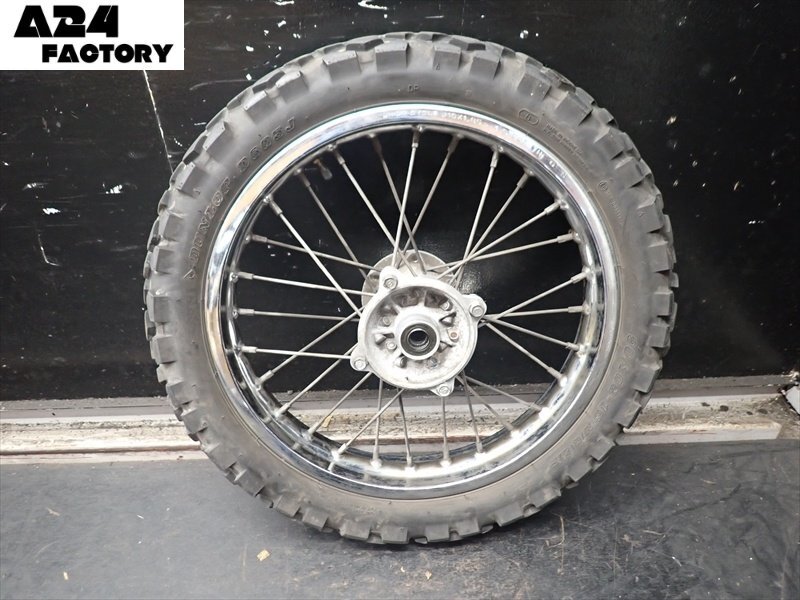 C1R7-1022 カワサキ KLX125 リアホイール タイヤ 【LX125C-A10*** 2015年式 動画有】拍卖