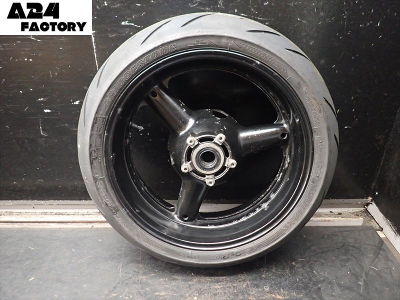 C1R7-1023 スズキ GSX1300R ハヤブサ リアホイール タイヤ 【JS1GW71A45210~ 動画有】拍卖