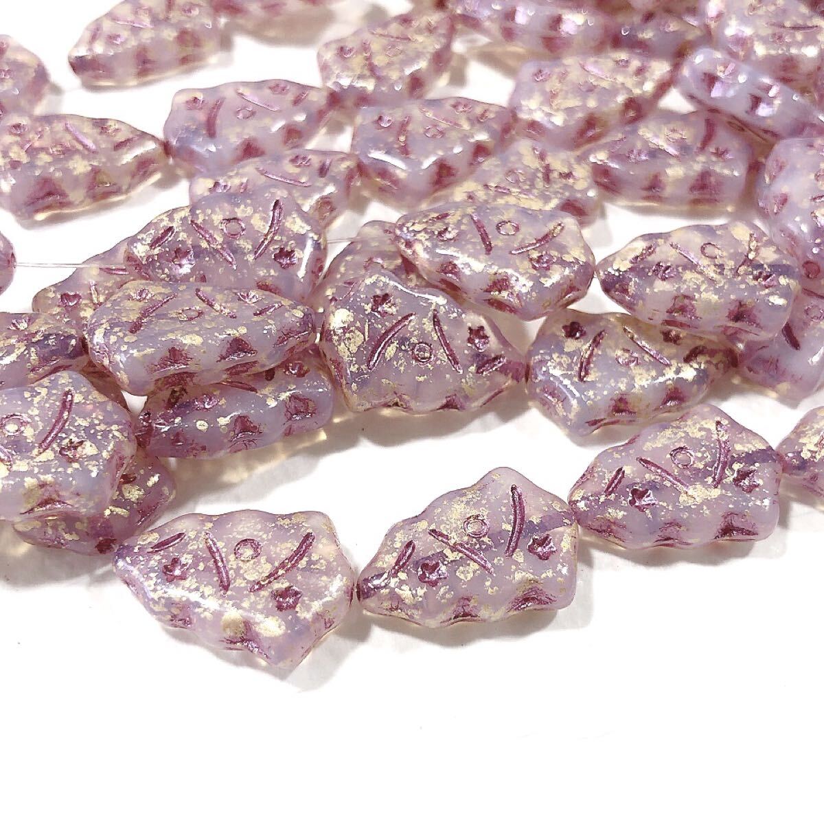 クリスマスツリー8個 チェコビーズ pi拍卖