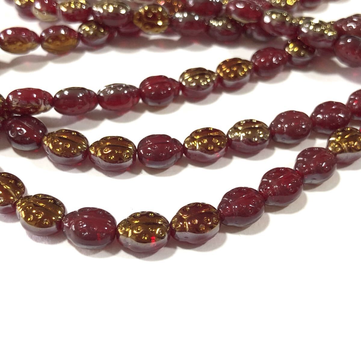 てんとう虫9mm10個 チェコビーズ cbo拍卖