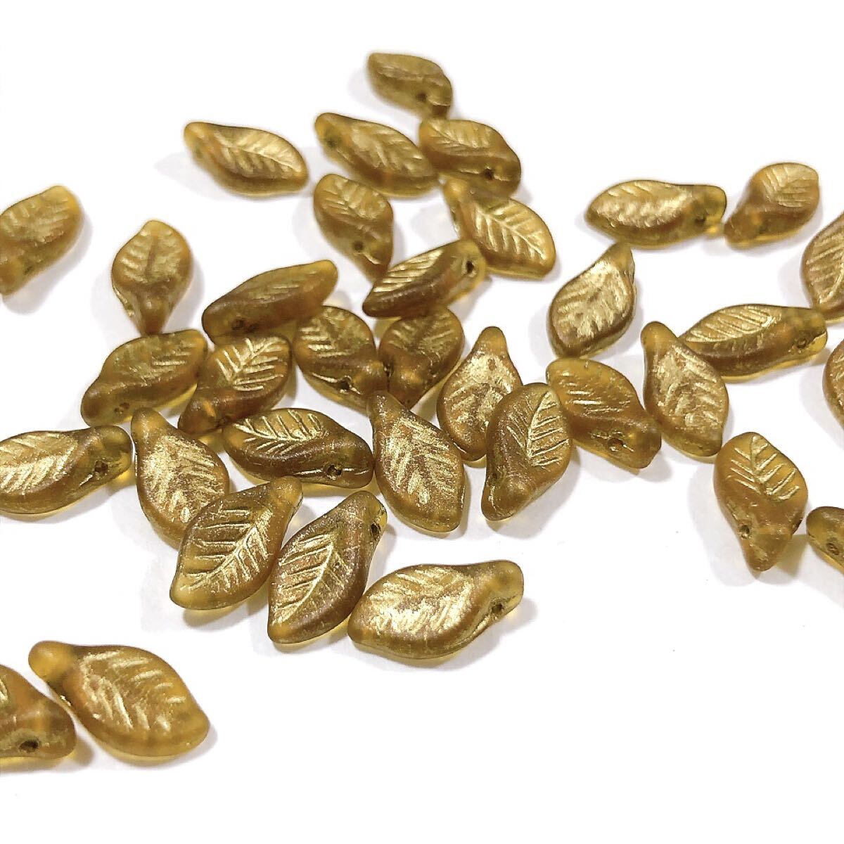 ベイリーフ16個 チェコビーズ mbr拍卖