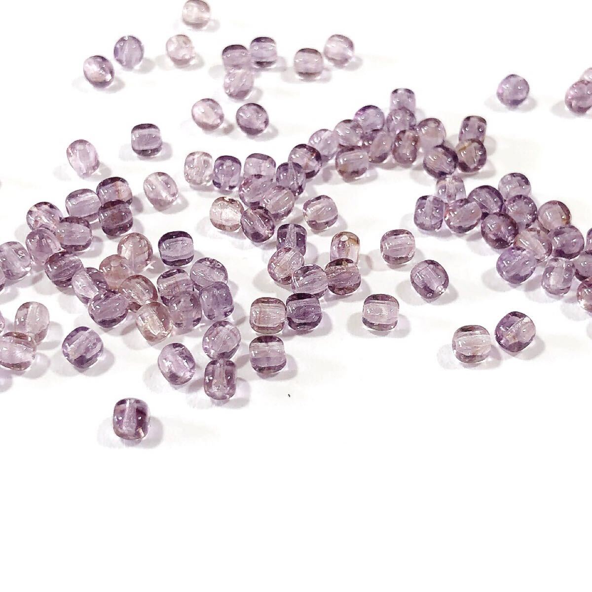 キューブ3mm100個 チェコビーズ pe拍卖