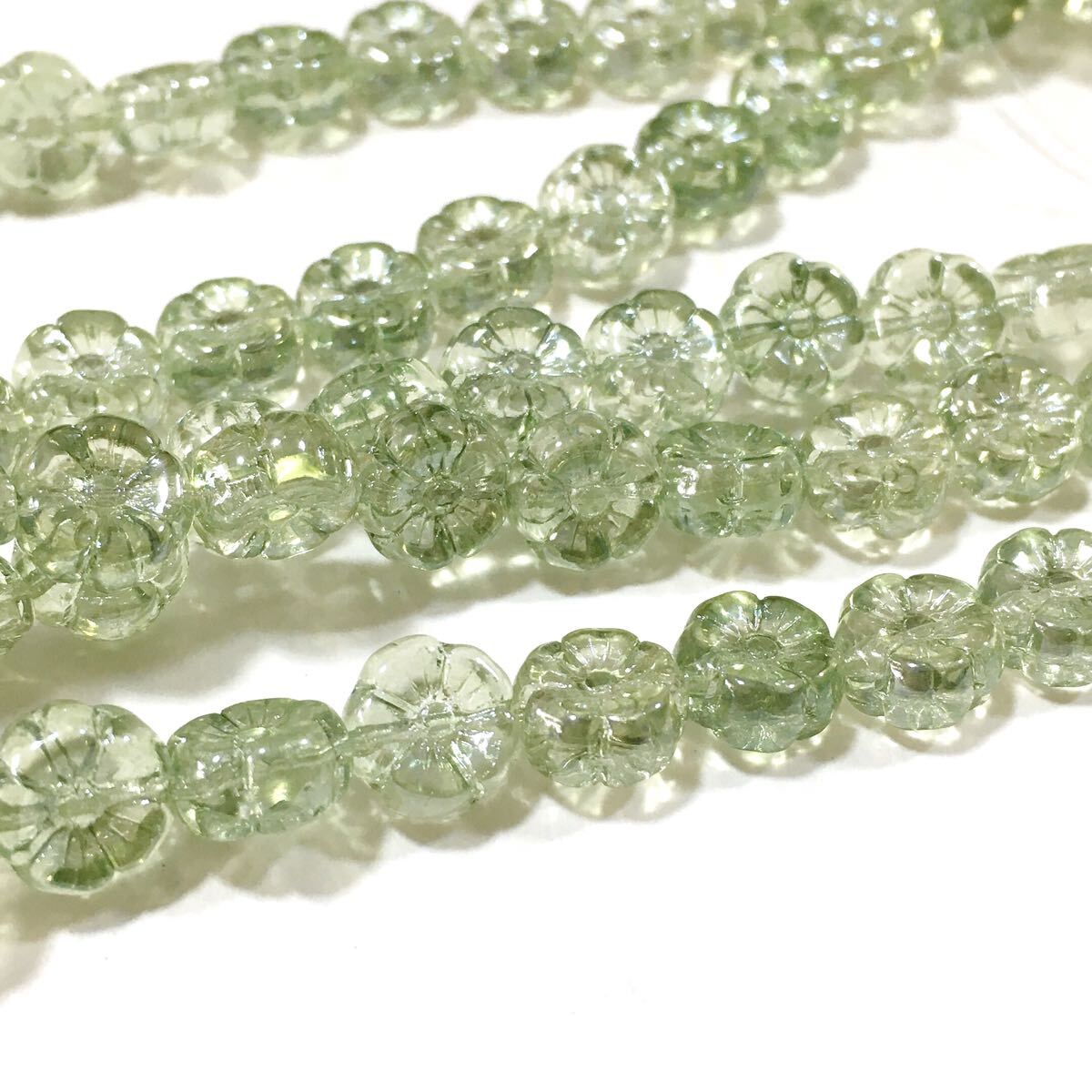 PREハワイアンフラワー 8mm10個 チェコビーズ crg拍卖