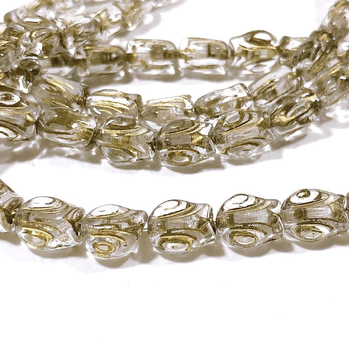 ミニチューリップ9mm10個 チェコビーズ cg拍卖