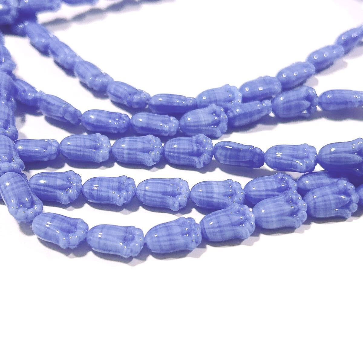 チューリップつぼみ10個 チェコビーズ mb拍卖