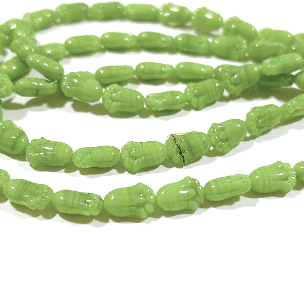 チューリップつぼみ10個 チェコビーズ mg拍卖