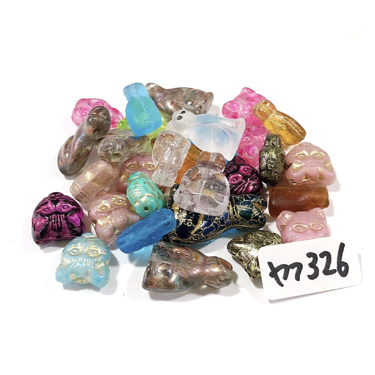 B品チェコビーズNo.326 猫系 拍卖