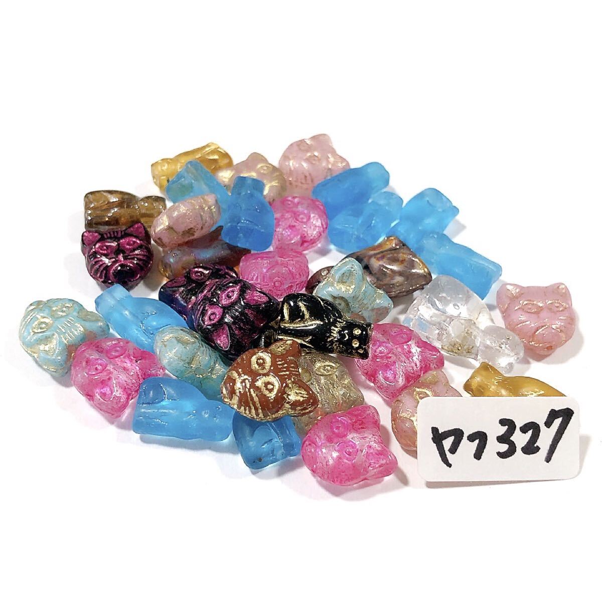 B品チェコビーズNo.327 猫系 拍卖