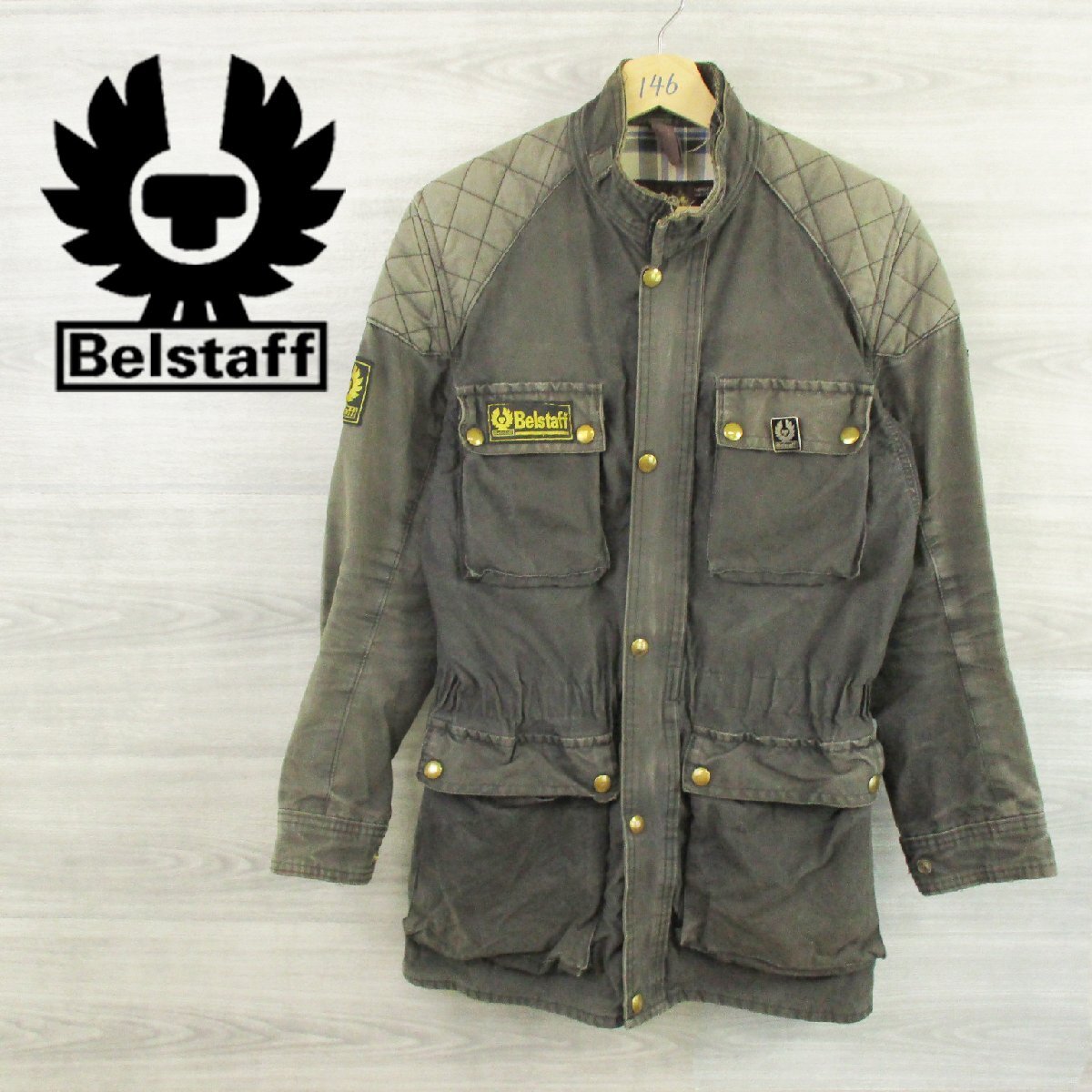 70’sヴィンテージベルスタッフ英国<トライアルマスタージャケット>M0146c拍卖
