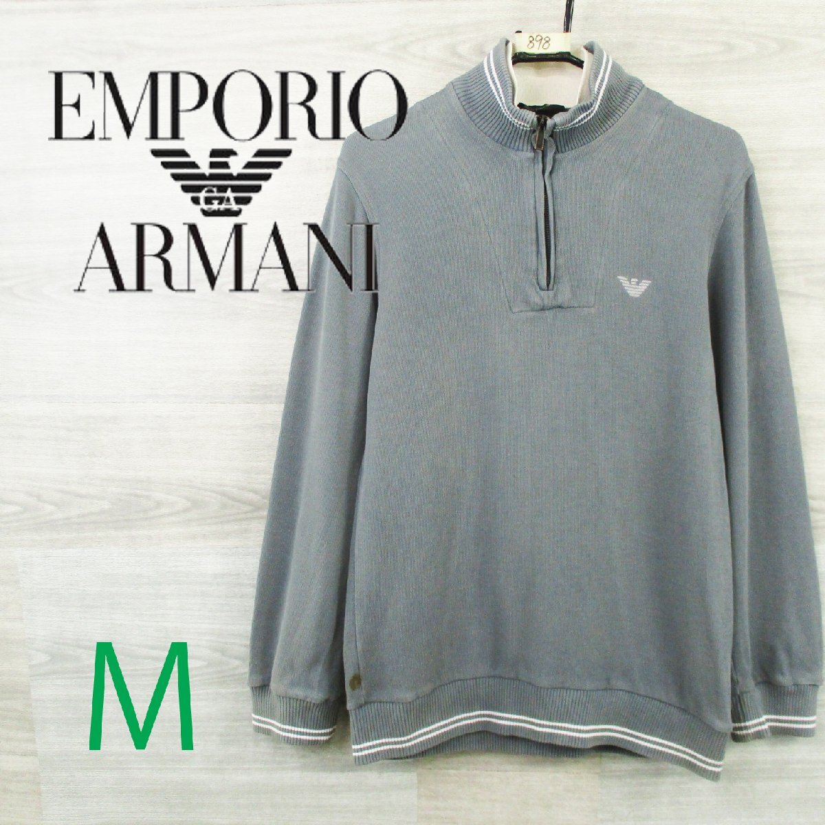 EMPORIO ARMANI<レイヤード ハーフジップ>M0898t拍卖