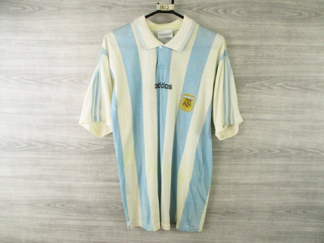 92年アルゼンチン代表 選手用<H 7 >T3 アディダス M1812m拍卖