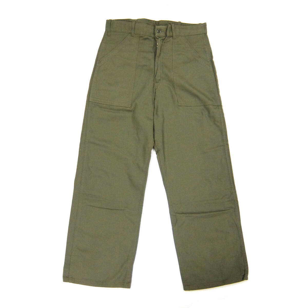 ベイカーパンツ デッドストック ユーティリティ パンツ ジッパー ⑳ U.S.ARMY ビンテージ ヴィンテージ ファティーグパンツ 米軍 OG107拍卖