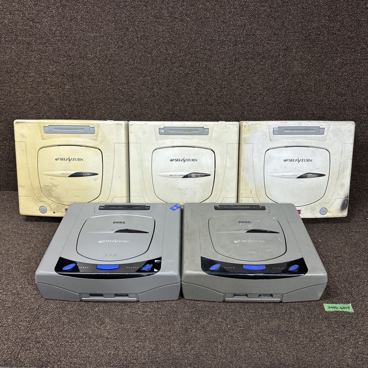 MYG-6379 激安 ゲー厶機 SEGA SEGASATURN 本体 5台 通電OK セガサターン レトロゲーム ジャンク 同梱不可拍卖