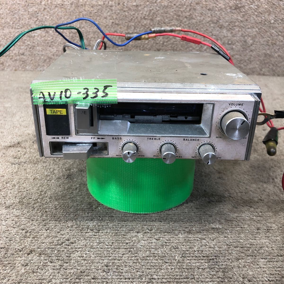 AV10-335 激安 カーステレオ BELTEK ベルテック EX307 03060214 カセットデッキ テープデッキ オーディオ 通電確認済み 中古現状品拍卖