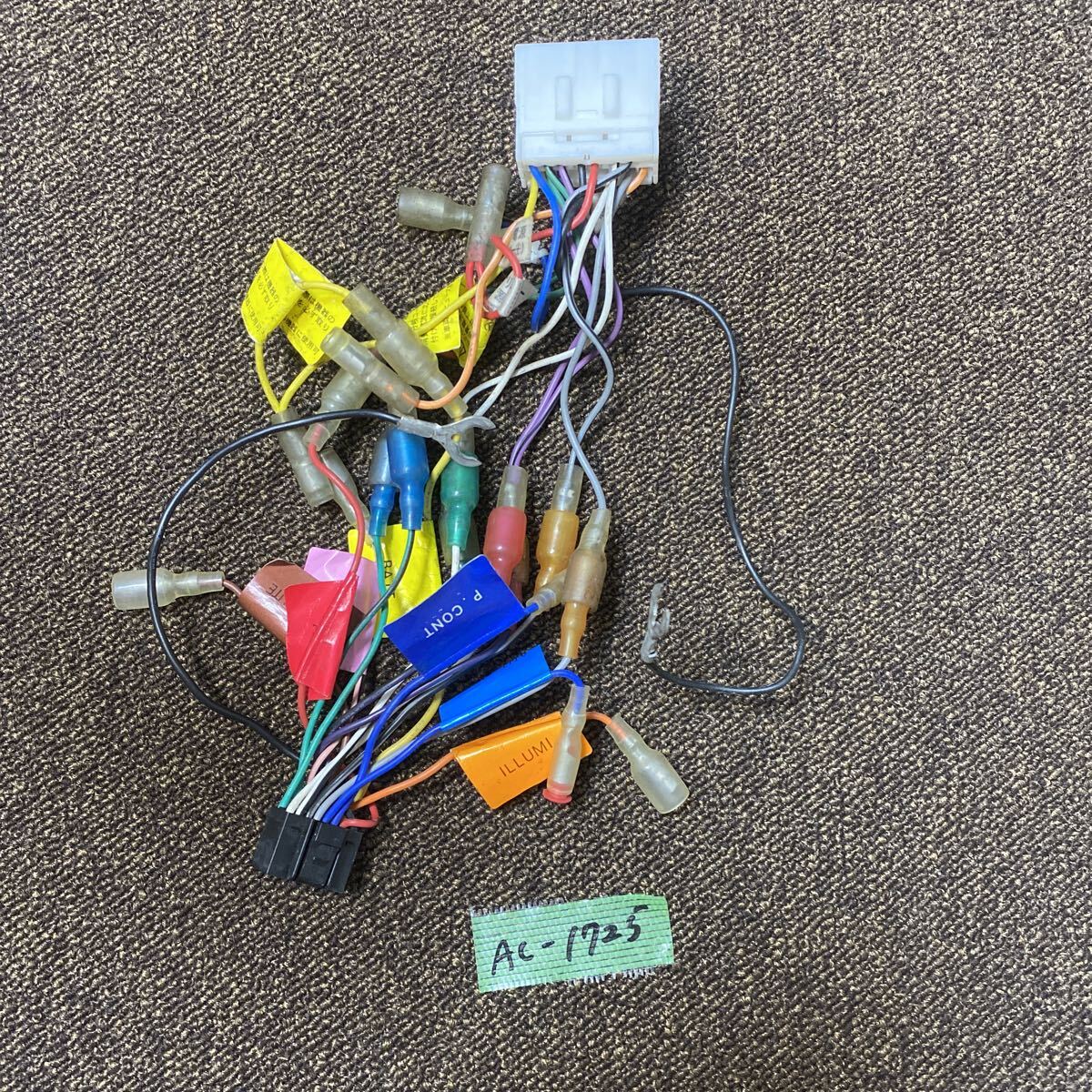 AC-1725 激安 KENWOOD ケンウッド 16P SUBARU スバル 14P 変換 ナビ ステレオ オーディオ デッキ 電源カプラー コネクタ ハーネス 中古品拍卖